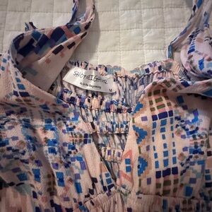 Shopnet Gather Multicolor Dress